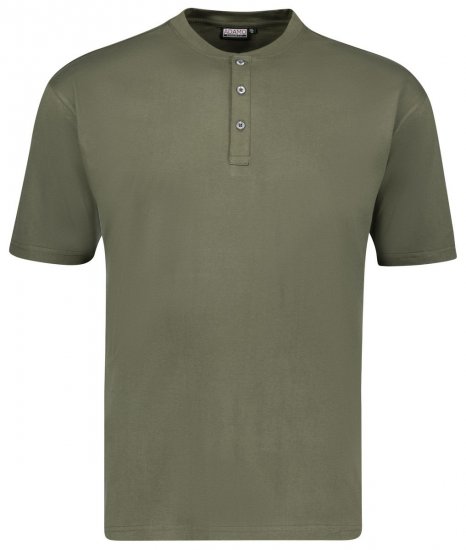 Adamo 139011 Serafino T-paita Oliivinvihreä - T-paidat - Isot T-paidat 2XL – 14XL