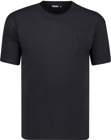 Adamo Kody Regular fit T-shirt with Pocket Black - T-paidat - Isot T-paidat 2XL – 14XL