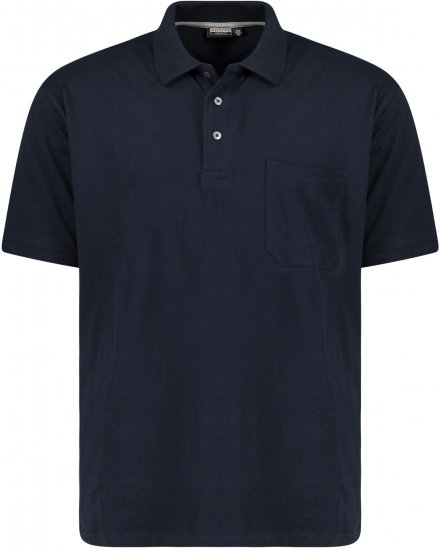 Adamo Klaas Regular fit Polo Shirt with Pocket Navy - Pikeepaidat - Miesten isot pikeepaidat
