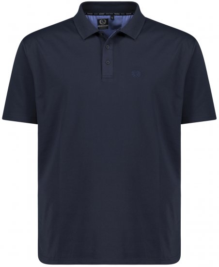 Adamo Picco Technical Sports Polo Navy - Urheiluvaatteet & ulkoilu - Miesten urheiluvaatteet isot koot
