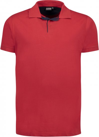 Adamo Pablo Comfort fit Polo Shirt Red - Pikeepaidat - Miesten isot pikeepaidat