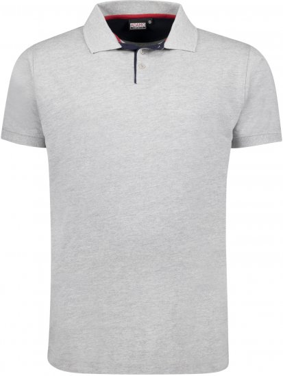 Adamo Pablo Comfort fit Polo Shirt Grey - Pikeepaidat - Miesten isot pikeepaidat