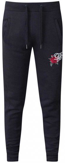 D555 Matt Fashion Sweatpants Black - Collegehousut ja collegeshortsit - Miesten Isot collegehousut ja collegeshortsit