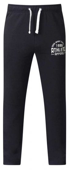 D555 Tony Sweatpants Black - Collegehousut ja collegeshortsit - Miesten Isot collegehousut ja collegeshortsit