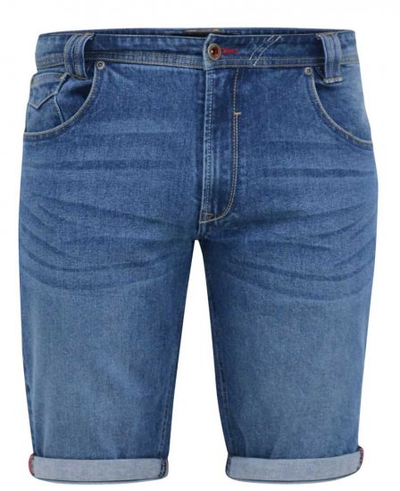 D555 JONES Stretch Denim Shorts Blue Stonewash - Shortsit - Shortsit, isot koot – W40-W60