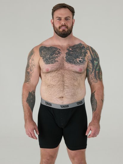 Duke Driver Boxershorts Black, Grey, Navy 3-Pack - Alusvaatteet & uimavaatteet - Miesten Isot alusvaatteet 