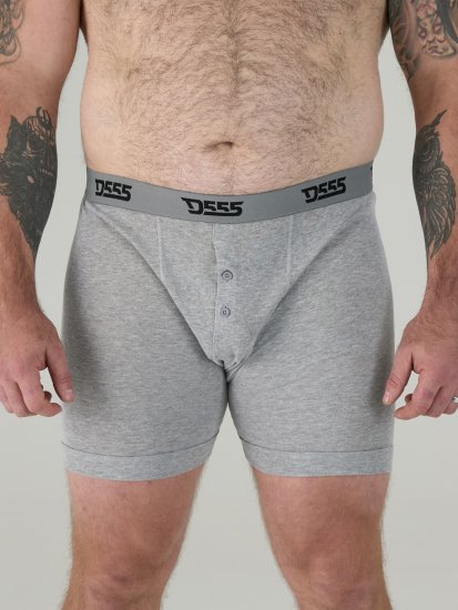 Duke Driver Boxershorts Black, Grey, Navy 3-Pack - Alusvaatteet & uimavaatteet - Miesten Isot alusvaatteet 