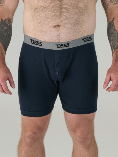 Duke Driver Boxershorts Black, Grey, Navy 3-Pack - Alusvaatteet & uimavaatteet - Miesten Isot alusvaatteet 