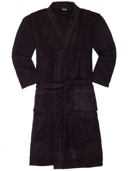 Adamo Joey Bathrobe Black - Alusvaatteet & uimavaatteet - Miesten Isot alusvaatteet 