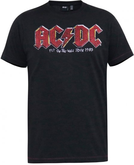 D555 JAILBREAK Official Ac/Dc Printed T-Shirt With Front And Back Print - Black - T-paidat - Isot T-paidat 2XL – 14XL