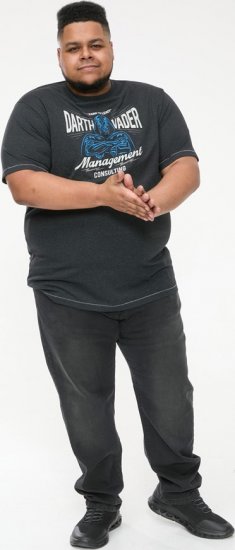 D555 SOLO Official Star Wars Management Consulting Printed T-Shirt Black Reno - T-paidat - Isot T-paidat 2XL – 14XL