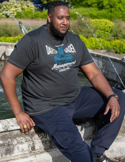 D555 SOLO Official Star Wars Management Consulting Printed T-Shirt Black Reno - T-paidat - Isot T-paidat 2XL – 14XL