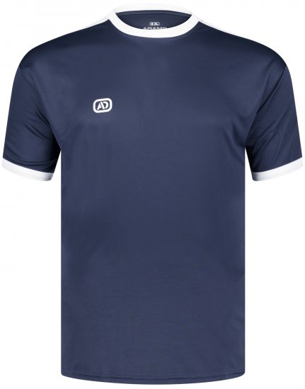 Adamo Marco Technical Sports T-shirt Navy - Urheiluvaatteet & ulkoilu - Miesten urheiluvaatteet isot koot