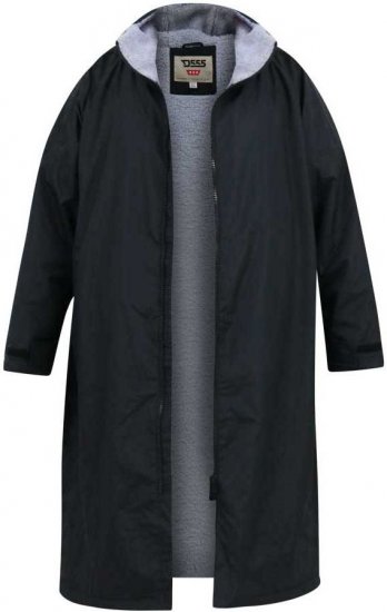 D555 Webber Vettä hylkivä takki sherpa-vuorella musta - Takit - Miesten Takit, isot koot – 2XL – 12XL