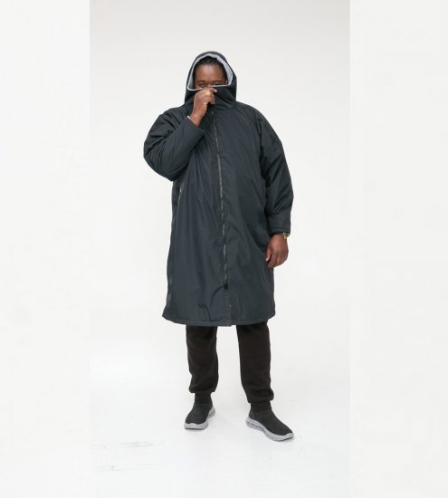 D555 Webber Vettä hylkivä takki sherpa-vuorella musta - Takit - Miesten Takit, isot koot – 2XL – 12XL