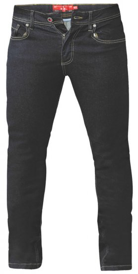 D555 Cedric Tapered Fit Stretch Jeans Indigo TALL SIZES - MIESTEN VAATTEET MT-6XLT - Pitkien miesten vaatteet