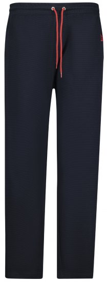 Adamo Matteo Ottoman Sweatpants Navy - Collegehousut ja collegeshortsit - Miesten Isot collegehousut ja collegeshortsit