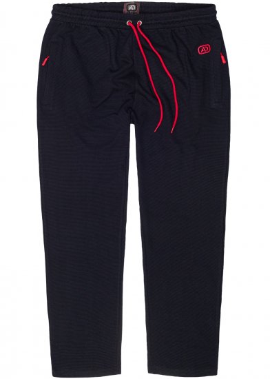 Adamo Matteo Ottoman Sweatpants Navy - Collegehousut ja collegeshortsit - Miesten Isot collegehousut ja collegeshortsit
