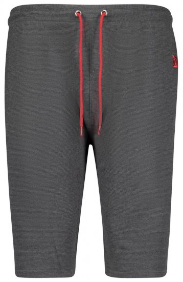 Adamo 159113 Ottoman Collegeshortsit Tummanharmaa - Collegehousut ja collegeshortsit - Miesten Isot collegehousut ja collegeshortsit