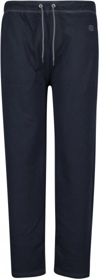 Adamo Markus Sweatpants with draw-cord Navy - Collegehousut ja collegeshortsit - Miesten Isot collegehousut ja collegeshortsit