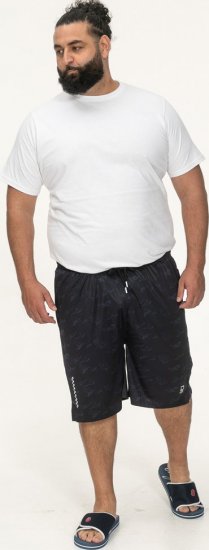 D555 Woking Dry Wear Fully Elasticated Polyester Shorts Navy - Urheiluvaatteet & ulkoilu - Miesten urheiluvaatteet isot koot