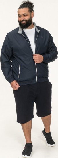 D555 Ealing Lightweight Zip Through Jacket With Zip Pockets Navy - Takit - Miesten Takit, isot koot – 2XL – 12XL
