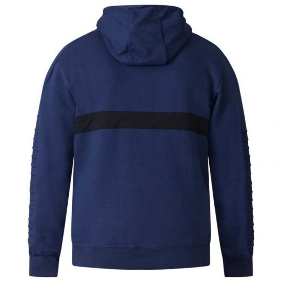 D555 Sergio Half Zip Hoodie Navy - Hupparit ja collegepaidat - Miesten hupparit ja collegepaidat isot koot