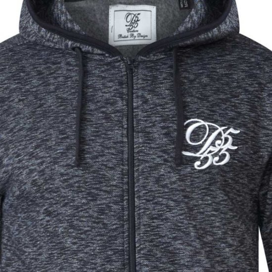 D555 Bennie Full zip Hoodie - Hupparit ja collegepaidat - Miesten hupparit ja collegepaidat isot koot