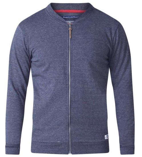 D555 Arnie Sweatshirt With Pocket Navy - Hupparit ja collegepaidat - Miesten hupparit ja collegepaidat isot koot
