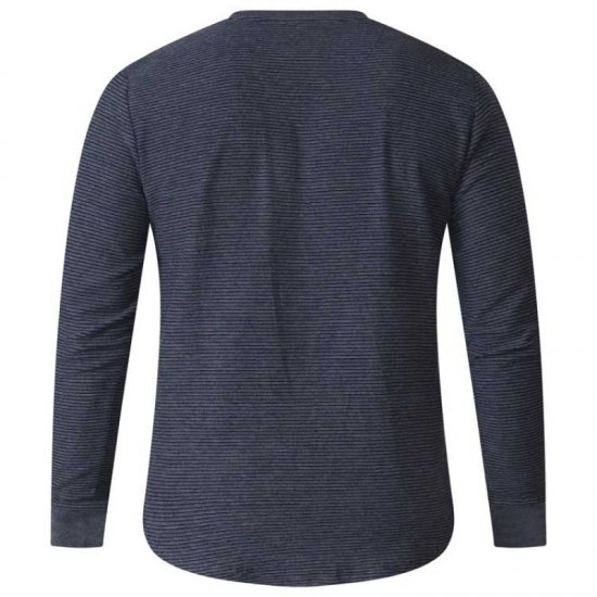 D555 Plato Long Sleeve T-shirt Charcoal - T-paidat - Isot T-paidat 2XL – 14XL