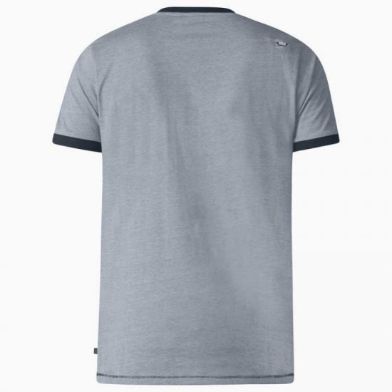 D555 Howie Fine Stripe T-shirt Grey - T-paidat - Isot T-paidat 2XL – 14XL
