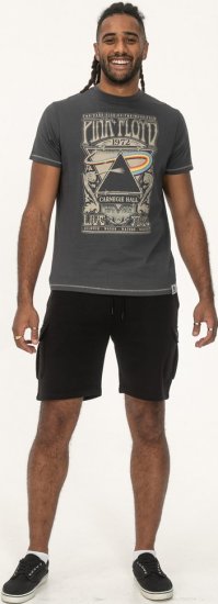 D555 HANLEY Official Pink Floyd Crew Neck T-Shirt Dark Grey TALL SIZES - MIESTEN VAATTEET MT-6XLT - Pitkien miesten vaatteet