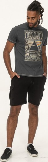 D555 HANLEY Official Pink Floyd Crew Neck T-Shirt Dark Grey TALL SIZES - MIESTEN VAATTEET MT-6XLT - Pitkien miesten vaatteet