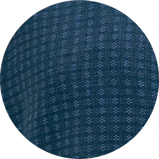 D555 Pontefract Jacquard Linen Mix Short Sleeve Shirt With Button Down Navy - Kauluspaidat - Miesten isot kauluspaidat 2XL – 8XL