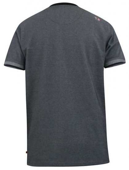 D555 Owen Colorless Polo Charcoal - Pikeepaidat - Miesten isot pikeepaidat