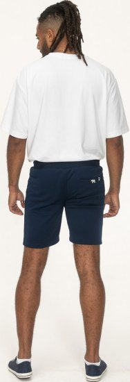 D555 Spalding Elasticated Waist Interlock Shorts Navy - Collegehousut ja collegeshortsit - Miesten Isot collegehousut ja collegeshortsit