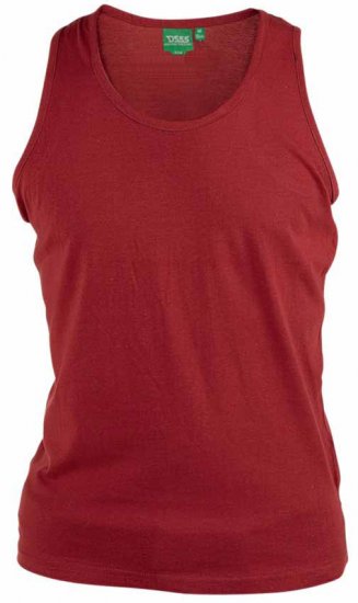 D555 Fabio Hihaton paita Punainen - T-paidat - Isot T-paidat 2XL – 14XL