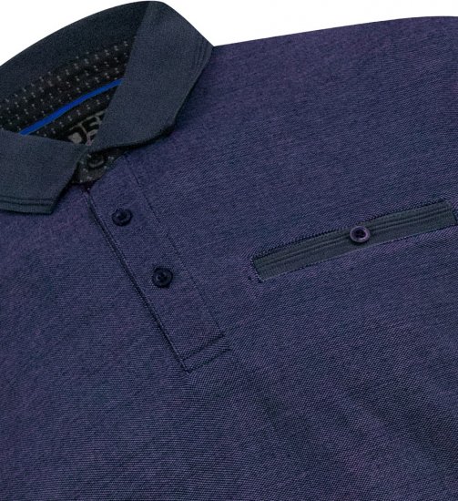 D555 Newcastle Polo Shirt Grey - Pikeepaidat - Miesten isot pikeepaidat