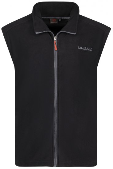 Adamo Montreal Fleece Vest Black - Urheiluvaatteet & ulkoilu - Miesten urheiluvaatteet isot koot