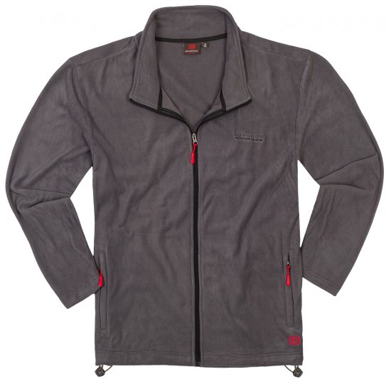 Adamo Toronto Fleece Jacket Grey - Takit & Sadevaatteet - Miesten Takit, isot koot – 2XL – 12XL