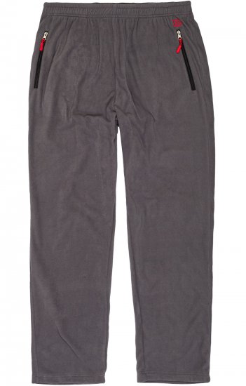 Adamo Ottawa Fleece Pants Grey - Urheiluvaatteet & ulkoilu - Miesten urheiluvaatteet isot koot