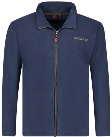 Adamo Tampa Fleece Jacket Navy TALL SIZES - MIESTEN VAATTEET MT-6XLT - Pitkien miesten vaatteet