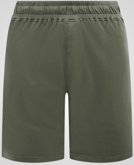 D555 Mitchell 1 Stretch-Shortsit Joustavalla Vyötäröllä Khaki - Collegehousut ja collegeshortsit - Miesten Isot collegehousut ja collegeshortsit
