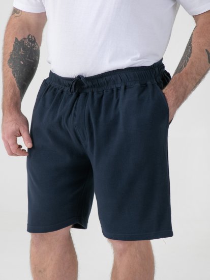 D555 Mitchell 2 Stretch-Shortsit Joustavalla Vyötäröllä Tummansininen - Collegehousut ja collegeshortsit - Miesten Isot collegehousut ja collegeshortsit