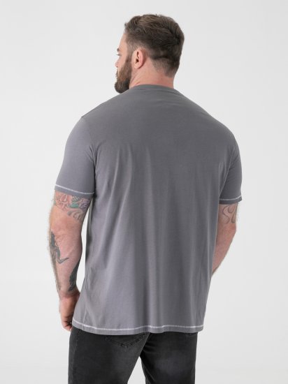 D555 Jasper Official Gas Monkey T-paita Painatuksella Harmaa - T-paidat - Isot T-paidat 2XL – 14XL
