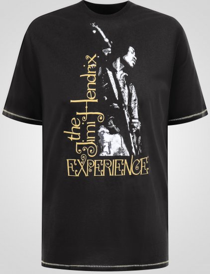 D555 Hugh Official ACDC Highway To Hell T-paita Painatuksella Musta - T-paidat - Isot T-paidat 2XL – 14XL