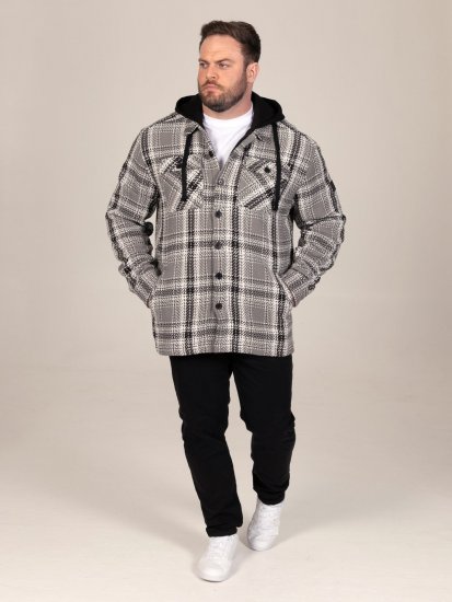 D555 Hayes Paitatakki Harmaa - Kauluspaidat - Miesten isot kauluspaidat 2XL – 8XL