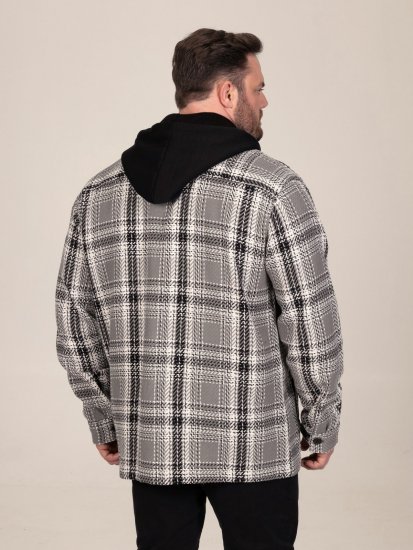 D555 Hayes Paitatakki Harmaa - Kauluspaidat - Miesten isot kauluspaidat 2XL – 8XL