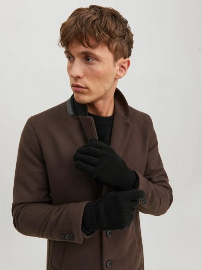 Jack & Jones Barry Neulotut käsineet Musta - Käsineet - 