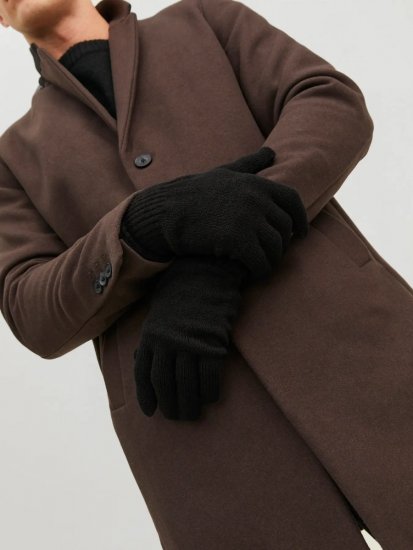 Jack & Jones Barry Neulotut käsineet Musta - Käsineet - 